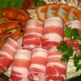 台灣CAS~雪花豬培壽喜燒肉片~0.3cm燒烤火鍋皆宜