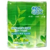潔兒翠綠家用紙8包10串80包入 8包一串10串80包入一箱即免運費優惠實施中