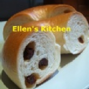Ellen's Kitchen~酒漬有機葡萄乾貝果