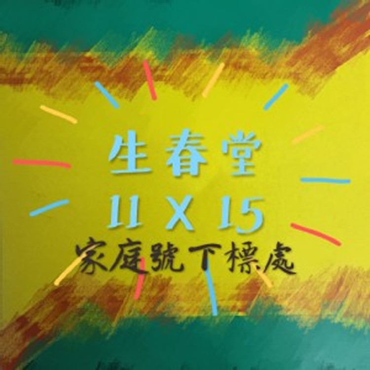 生春堂行血寧痛膏 11*15