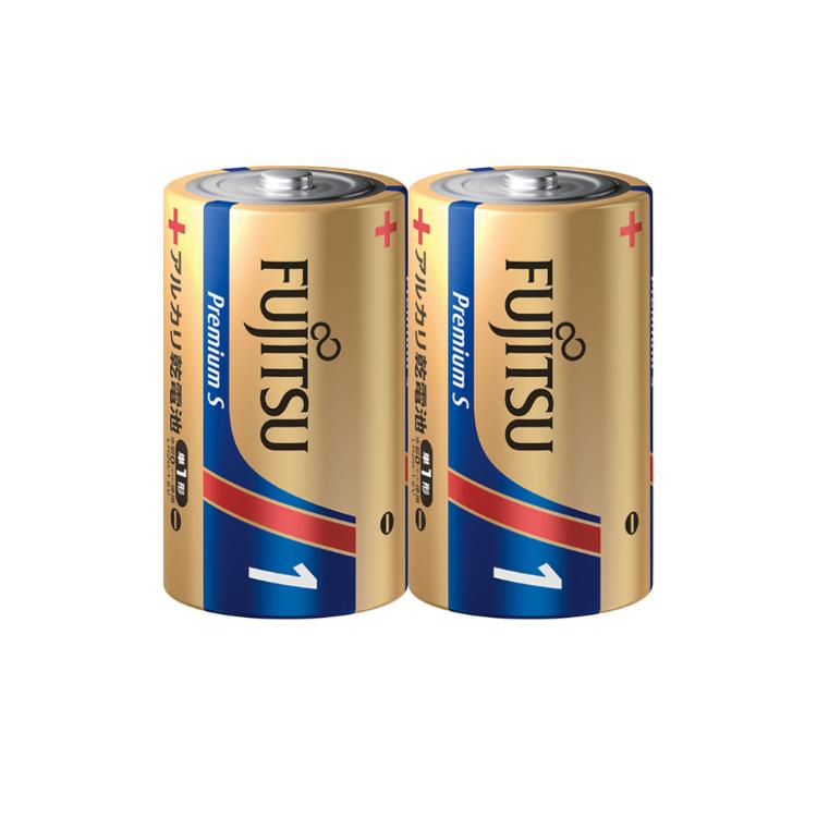 【富士通】日本製 1.5V 大電流鹼性電池