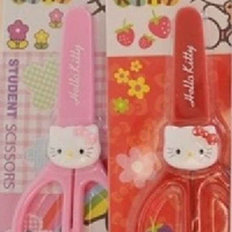 HELLO KITTY 兒童卡通小剪刀帶保護套