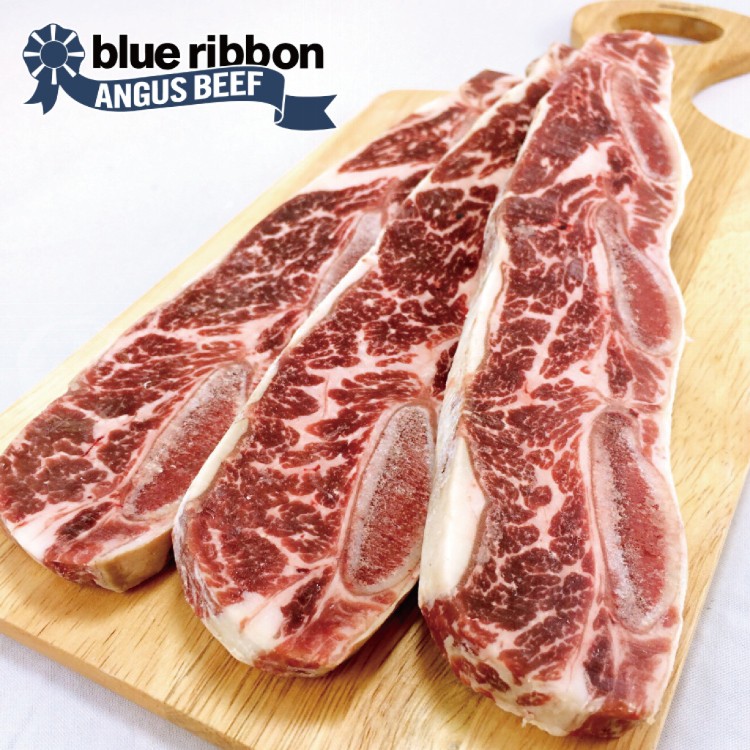 【勝崎生鮮】美國CAB藍帶凝脂厚切帶骨牛小排-可全家超取