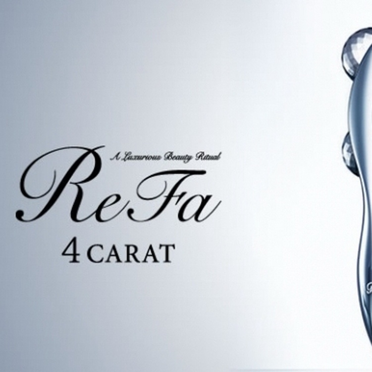 MTG ReFa 4 CARAT 太陽能 白金美容滾輪按摩器