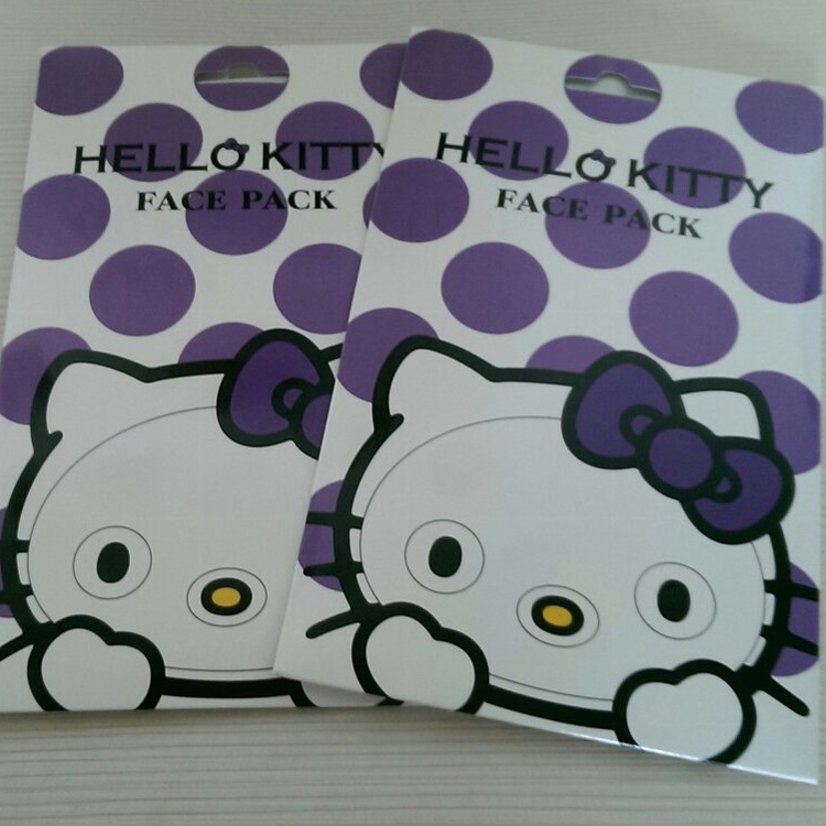 日本限定 Hello Kitty 面膜 紫色 薰衣草