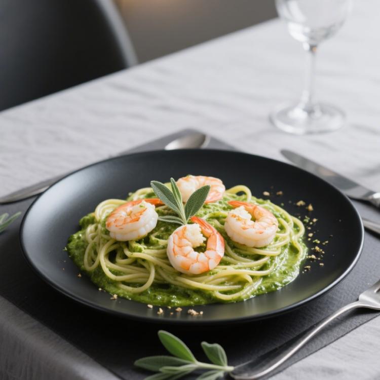 【易鼎活蝦】鳳尾蝦義大利麵+南瓜雞肉濃湯套餐組