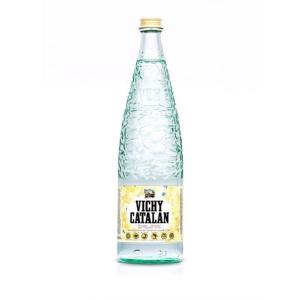 免運!🇪🇸「Vichy Catalan」 維奇嘉泰蘭 天然氣泡礦泉水(1000ml/瓶)_玻璃瓶裝 1000ml/瓶 (12瓶，每瓶111.6元)