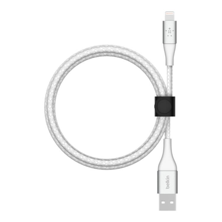 【Belkin】貝爾金USB-A轉LIGHTNING編織傳輸線暨充電線2公尺 台灣總代理CAA002