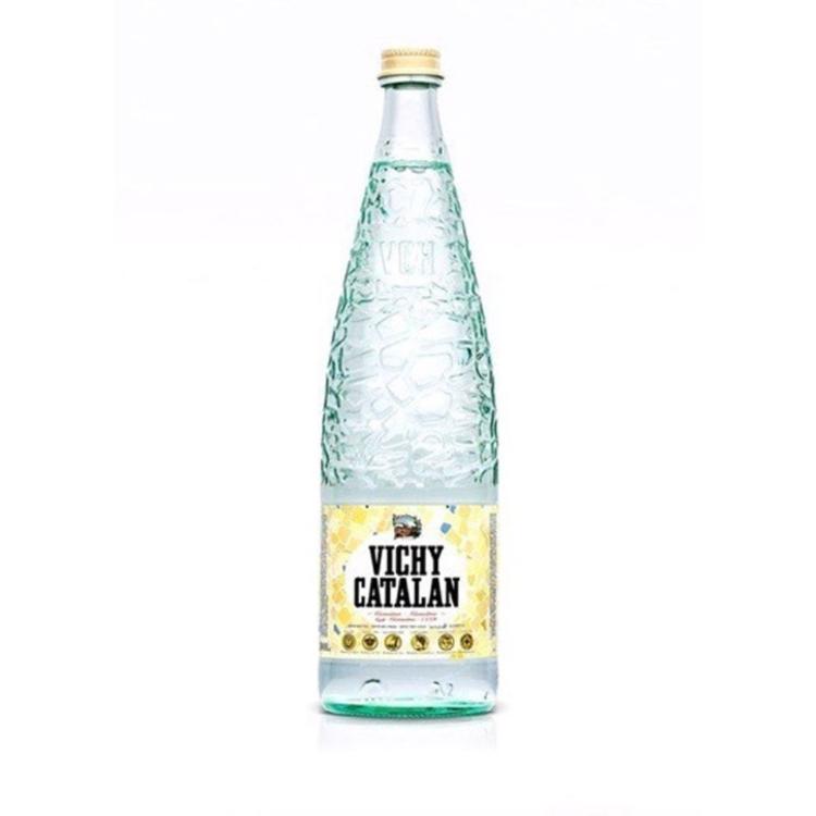 免運!2瓶 🇪🇸「Vichy Catalan」 維奇嘉泰蘭 天然氣泡礦泉水(1000ml/瓶)_玻璃瓶裝 1000ml/瓶