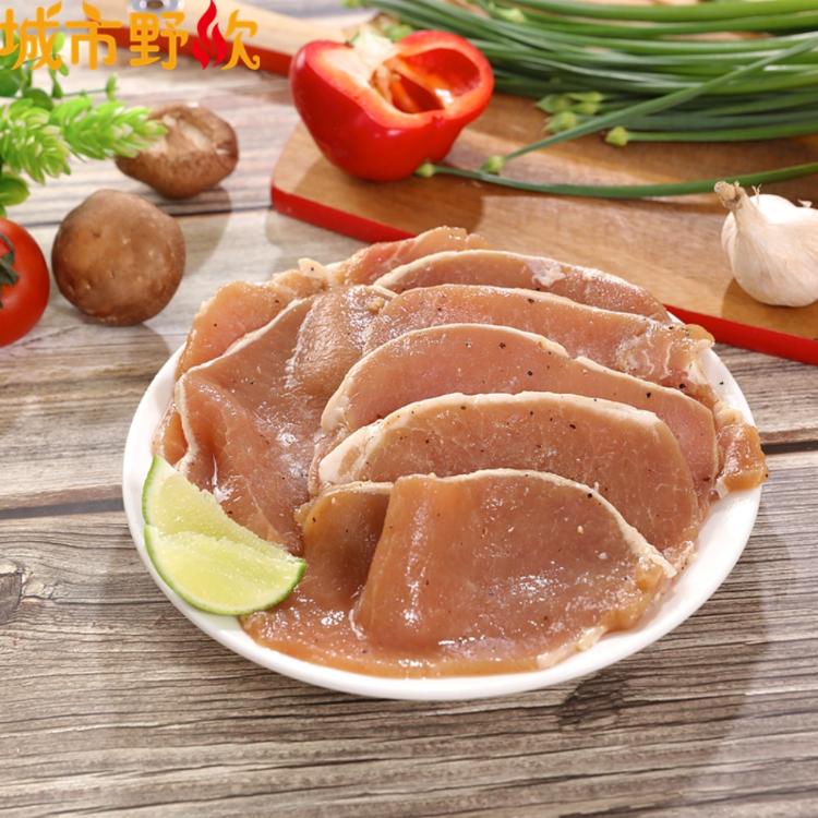 【城市野炊】黑胡椒里肌豬排 (1000g/20片/盒)