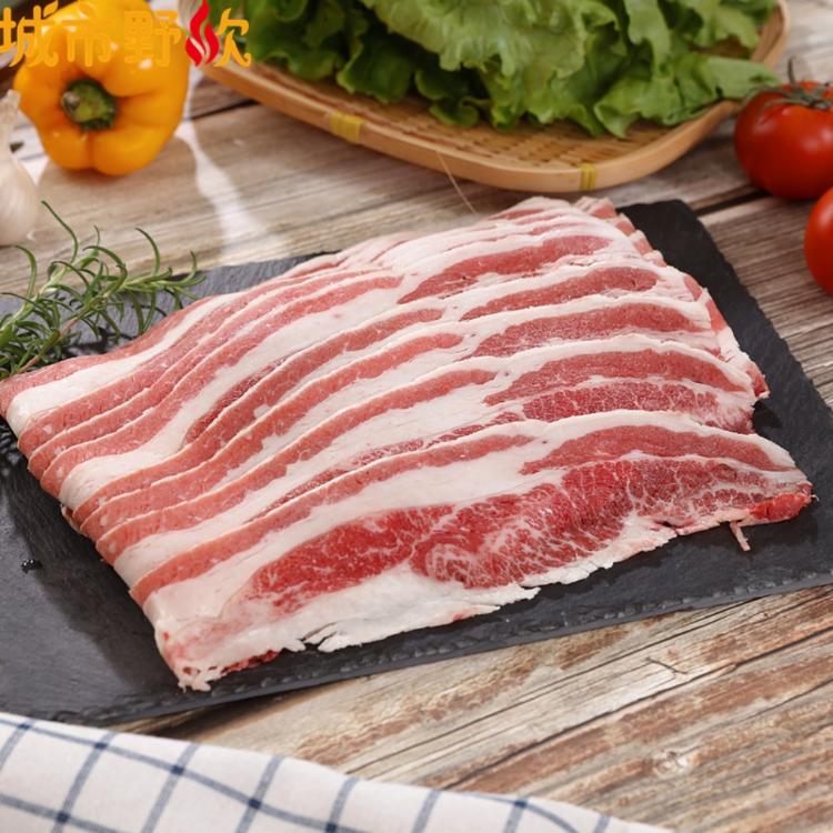 【城市野炊】美國牛五花肉片(500g+-10%/盒）