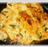 韓式蔬菜煎餅 已調好之麵糊~內有韭菜(方便素)~請冰冷凍