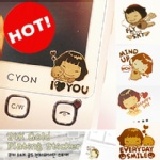 防輻射鍍金貼紙 韓國cookyshop可愛妞子系列~雖可選款,但如缺款,將隨機發貨,介意者勿下單！ 特價：$8