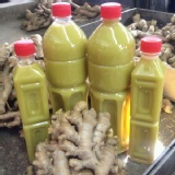 原汁原味新鮮薑母汁(大) 特價：$130