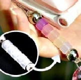 3132 日韓流行紫外線UV變色手機吊飾(測紫外線手機吊飾) 特價：$10