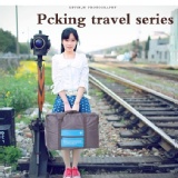 韓國折疊式大容量拉桿手提袋 過年出遊必備