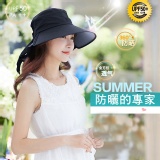 今年韓國美女們最愛的紫外線防曬帽-可捲式收納 特價：$259