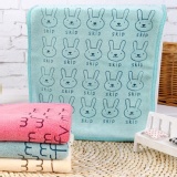 韓國三秒快乾小兔印花超細纖維雙面家事布 3條/包 特價：$140