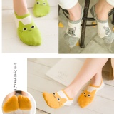 2016 春夏日系zakka風矽膠防滑純棉船襪