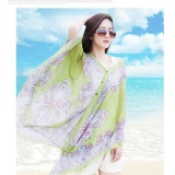 夏季出遊雪紡沙灘大防曬披肩(4種搭配cp超高)