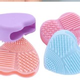 愛心刷具清潔矽膠板(1入)