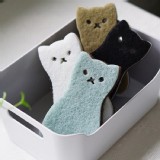 ❤️出口日本萌貓咪廚房去汙洗碗海綿擦❤️