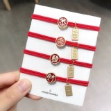 恭喜發財 ＃髮繩