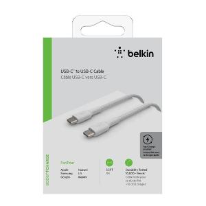 【Belkin】貝爾金 USB-C to USB-C 編織 傳輸線 充電線 1M