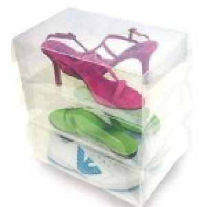 水晶透明鞋盒