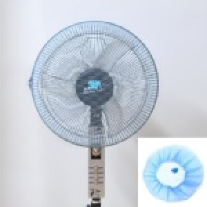 3129 夏季必備風扇安全防護網罩/風扇濾塵罩（藍色）