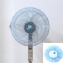 3129 夏季必備風扇安全防護網罩/風扇濾塵罩(藍色)