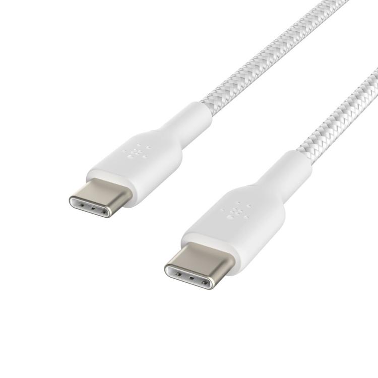 【Belkin】貝爾金 USB-C to USB-C 編織 傳輸線 充電線 1M