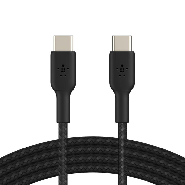 【Belkin】貝爾金 USB-C to USB-C 編織 傳輸線 充電線 1M