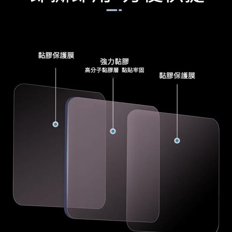 【CityStar】透明強力方形雙面貼50/100貼