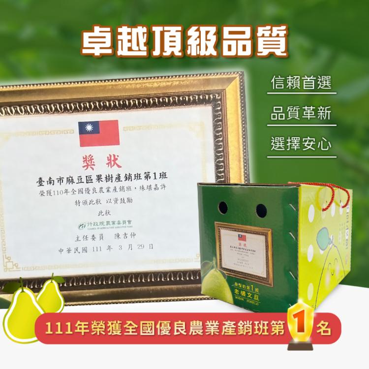 【麻豆王 文旦華】正宗麻豆50年特選老欉文旦(5斤,6-8顆)