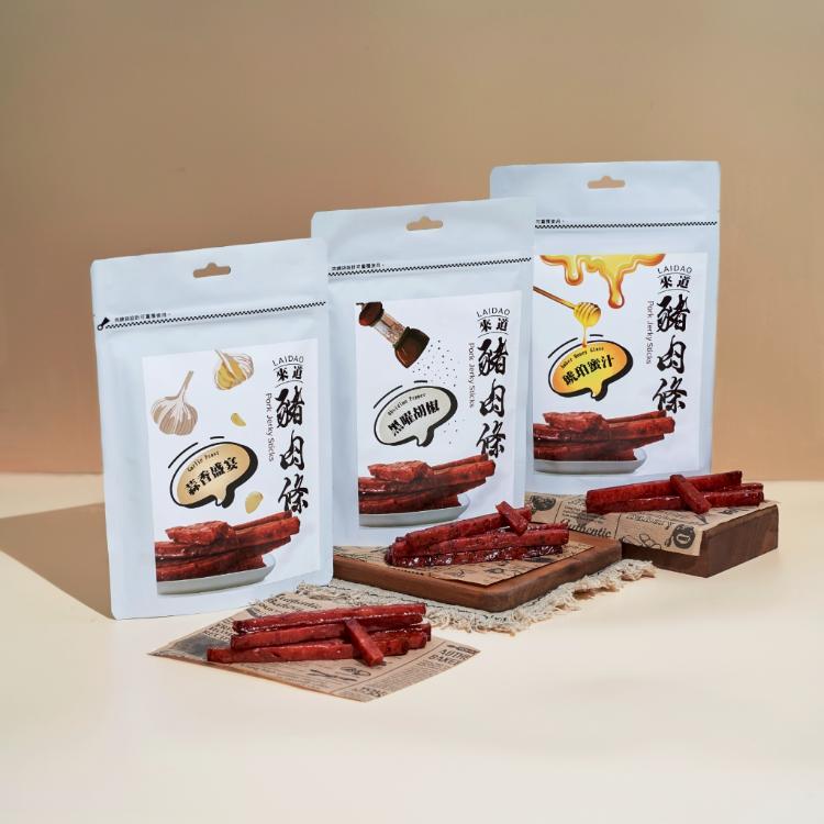 來道豬肉條(琥珀蜜汁、蒜香盛宴、黑曜胡椒)