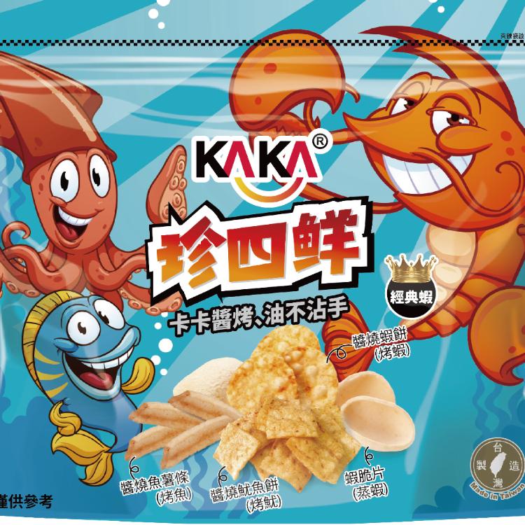 【KAKA】珍四鮮 冠軍蝦、冠軍魷xo醬燒魷魚、冠軍魚十三香