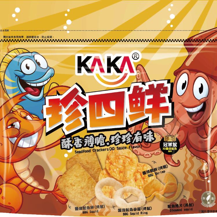 【KAKA】珍四鮮 冠軍蝦、冠軍魷xo醬燒魷魚、冠軍魚十三香