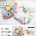 『MEIMEI SHOP』韓國熱賣 彩色毛毛球髮圈