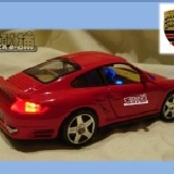 PORSCHE 911 1:32 合金聲光迴力車