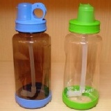 800cc掀蓋水壼【綠蓋透明身】