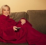 Snuggie懶人袖毯（酒紅色）