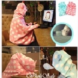 韓國愛莉絲兔 Rabbit 夢遊娃娃 點點披肩 披風 斗篷 蓋毯 【90021】 特價：$188