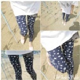 萊卡時尚星星印花九分打底褲 【90351】 特價：$99