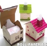 DIY可愛房子紙巾盒 【20416】