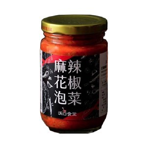 扒扒飯-麻辣花椒泡菜260g-五辛素 / 1入