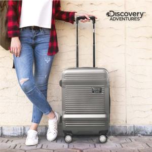 【Discovery Adventures】運動款工具箱20吋拉鍊行李箱灰色