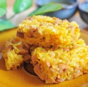 腰果蕃薯糖 腰果獨特香味搭配地瓜香，讓您一口接一口 特價：$100