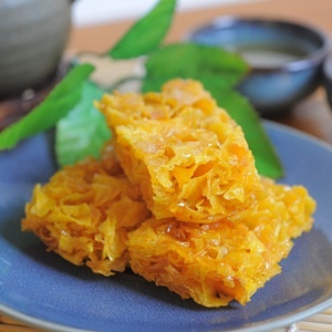 古早味蕃薯糖 純手工、濃濃的地瓜香，難忘的好滋味 特價：$100