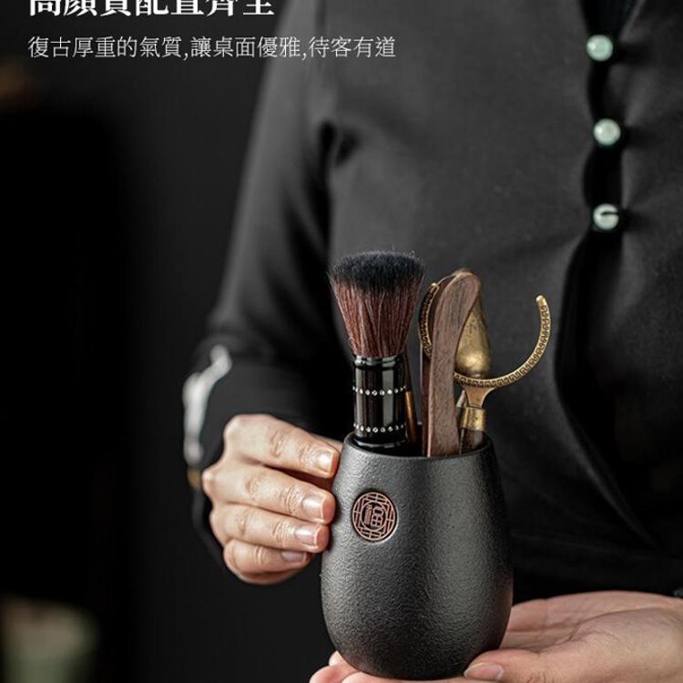 【CityStar】黑陶茶道六君子茶具配件組